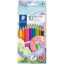 Staedtler Noris Maxi Learner Coloured Pencils Assorted Pack of 10